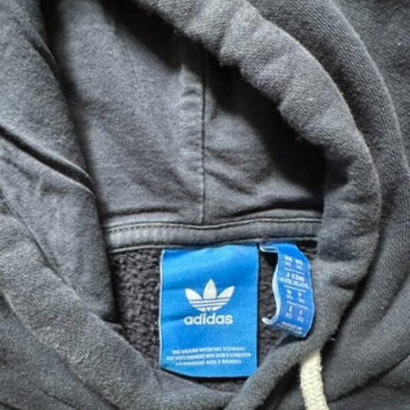 Adidas Originals Trefoil Logo Hoodie – Navy Blue – Size XL - Picture 4 of 5
